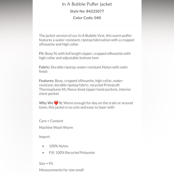 Free People FP Movement In a Bubble Puffer Jacket - Picture 14 of 16